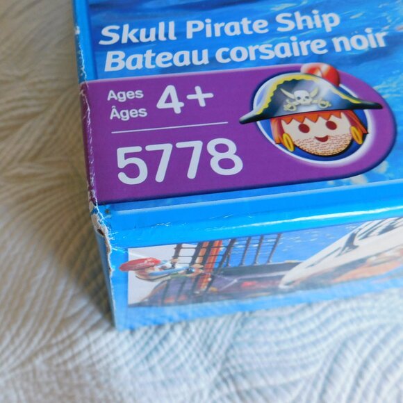 Rare PLAYMOBIL Skull Pirate Ship 5778 Buccaneer building toy BRAND NEW SEALED - Picture 9 of 16